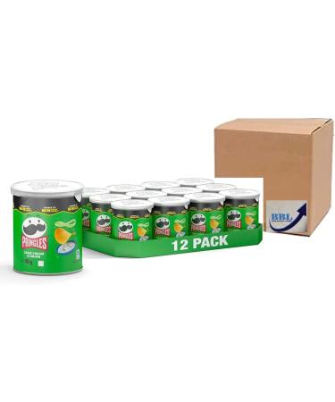 Pringles Sour cream & onion Pop & Go Crisps 12 x 40g - Buy Online on SooperMarket.com
