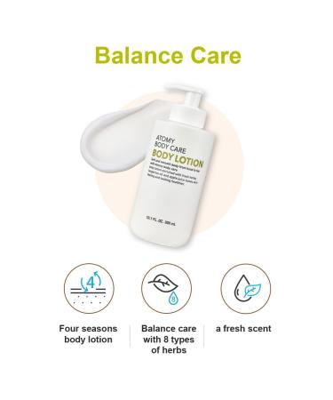 Atomy Body Lotion 300ml - Hydrating Moisturizer for All Skin Types | International Shipping Available - Buy Online on SooperMarket.com