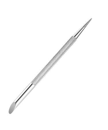 Stainless Steel Cuticle Pusher Nail Dotting Pen Nail Care Tool Double Ended Manicure Cuticle Remover Cleaner Nail Dotting Pen Set Nail Dotting Pens For Nail Art Nail Dotting Pen And Brushes