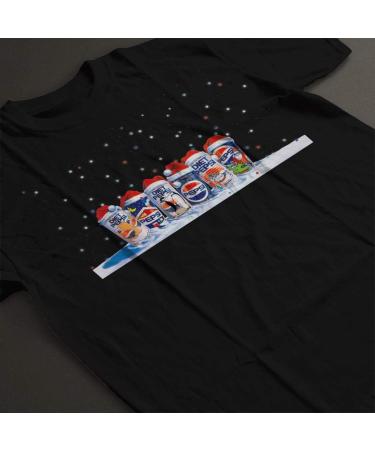 All+Every Pepsi Retro 90s Christmas Cans Men's T-Shirt L Black - Buy Online on SooperMarket.com