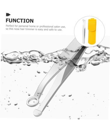 NOLITOY Nose Hair Trimmer for Men | Reusable Grooming Tool & Tweezers | Steel Clipper Set for Precise Hair Removal - Buy Online on SooperMarket.com
