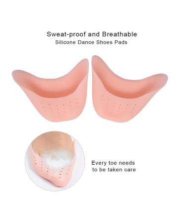 Silicone Soft Ballet Toe Pads | Dance Toe Protection & Comfort Insoles | 1 Pair Ballet Shoe Covers - Buy Online on SooperMarket.com