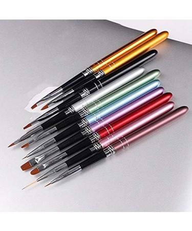 Desikixudy Nail Art Brushes Point Painting Pen Set Nail Art Tips Suitable for Home and Salon Use Tools 10 Pieces - Buy Online on SooperMarket.com