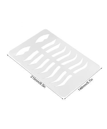 Brow Lip Stencil - Reusable PVC Eyebrow Decoration Tool - Buy Online on SooperMarket.com