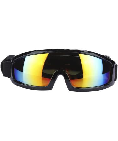 Dog Sunglasses Pet Fashion Goggles Wide View Dog Plastic Glasses for Wind Dust Snow Protection Adjustable Elastic Straps Pet Glassesfor Medium and Large Dogs(Black) - Buy Online on SooperMarket.com