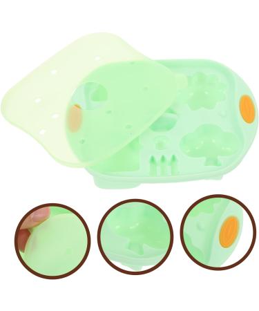 OUNONA 5pcs Baking Tools Mold for Baby Food Silicone Baby Food Molds Professional Silicone Mold DIY for Food Baby Food Silicone Mold Silicone Molds Milk Silica Gel Jelly Infant Products 15X12X3cmx5pcs Greenx5pcs - Buy Online on SooperMarket.com