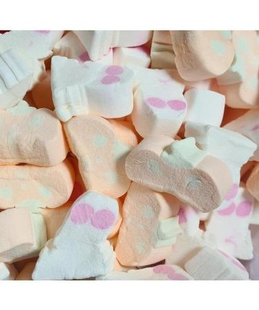 Pumpkin & Ghost Marshmallows 1kg Bulk Bag