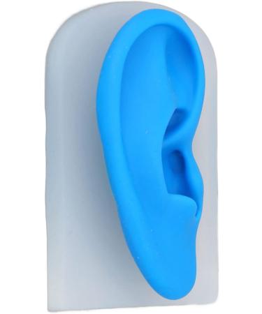 Silicone Soft Ear Model for Earrings Display with Stand - Practice Tool for Studs & Teaching - Realistic Imitation Ear - Buy Online on SooperMarket.com