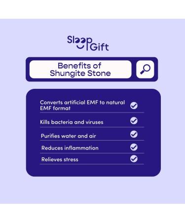 SleepGift Holistic Shungite Gift Sets 3 - Harmonizing Shungite Presents for Positive Vibes - 3 items Three - Buy Online on SooperMarket.com