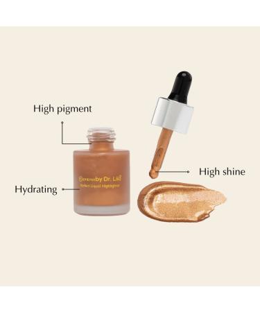 EpiLynx Liquid Highlighter Drops with Mica for Contouring - Vegan, Allergen-Free, Sunkissed Love 30mL - Buy Online on SooperMarket.com