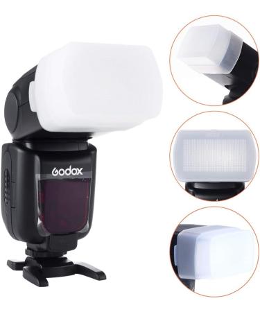 Godox Flash Diffuser Dome Bounce - 3 Pack White for V860II V850II TT685 TT600 Speedlight - Buy Online on SooperMarket.com