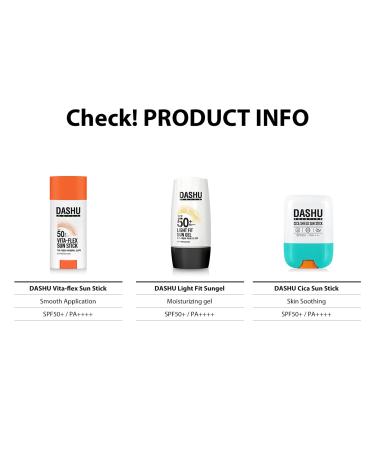 DASHU Solution Cica Shield Sun Stick .67oz - SPF 50 UVA/UVB Face & Body Sunscreen for Sensitive Skin - Buy Online on SooperMarket.com