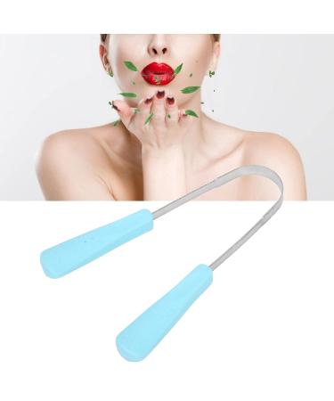Stainless Steel Tongue Scraper - Portable Oral Care Tool for Fresh Breath | Tongue Cleaning Kit for Adults & Children with Storage Bag - Buy Online on SooperMarket.com