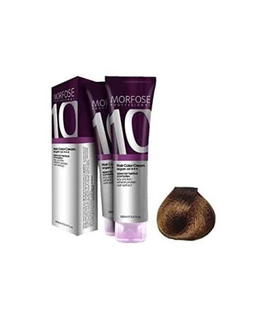 Morfose 10 Professional Hair Colour Cream 100 ml No. 8.74 Mocha Brown
