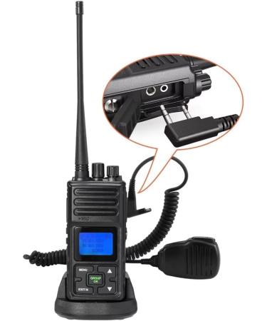 Samcom 2 Pin Handheld Walkie Talkie Speaker Mic with Shoulder Lapel Microphone - 1 Pack - Buy Online on SooperMarket.com