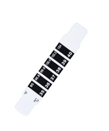 10Pcs Forehead Thermometer Strips for Infants Babies Kids Adults Checking Fever Temp Reusable Travel Thermometers Forehead Thermometer Strips for Kids Adults Baby Forehead Thermometer Strips