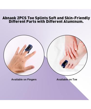 Abnaok Toe Splint - Toe Straightener for Hammer Toe | Toe Wrap Support for Crooked Toes - Buy Online on SooperMarket.com