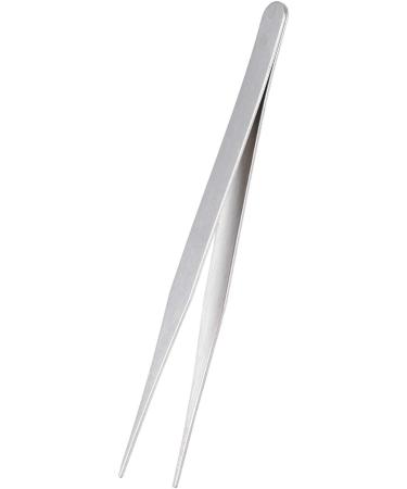 Buy (R) Stainless Steel Pointed Straight Tweezers 4.5 - Durable Silver Tweezers for Precision - International Shipping Available - Buy Online on SooperMarket.com