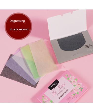 100 Sheets Oil Control Blotting Paper for Men Women - Natural Fragrance - Portable Facial Tissue Grey - Buy Online on SooperMarket.com