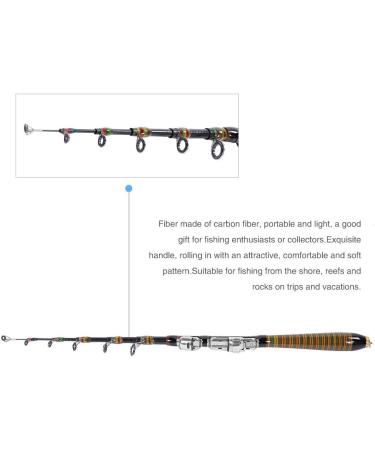 BLLBOO Fishing Rod - Telescopic Carbon Sea Pole | Portable 150cm Spinning Hand Fishing Accessories for Global Shipping - Buy Online on SooperMarket.com