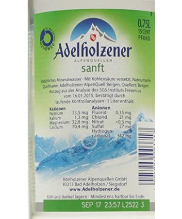 Adelholzener Mineral Water Gentle 0.50L - Premium International Shipping Available - Buy Online on SooperMarket.com