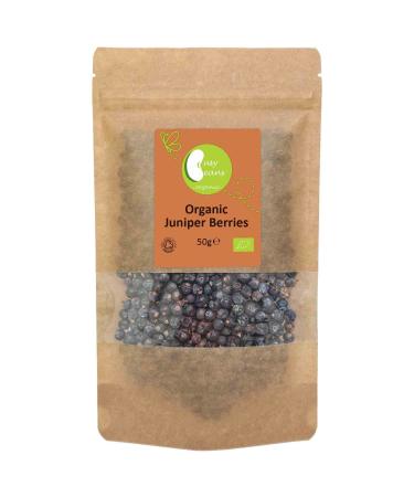 Organic Juniper Berries - Certified Organic - by Busy Beans Organic (50g)