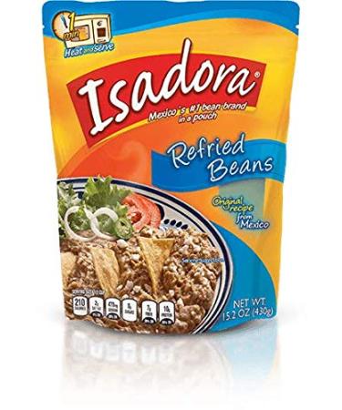 Isadora Pinto Refried Beans 400g / Mexican Refried Beans in Pouch Original Recipe Refried Pinto Beans
