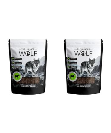 The Hunger of the Wolf Dog Snack for Dogs of All Breeds 100% Horse Meat - 200g (Pack of 2) Horse 200 g (Pack of 2)