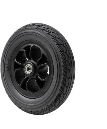 Wheelchair Front Wheel 2Pcs Front Wheel Disabled Wheelchair Solid Spare Tire 8Inch Replacement Wheels for Walker Power Wheelchair Accessory
