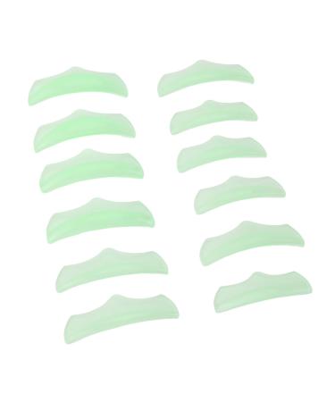 Eyelash Lift Pads Set Perm Eyelash Curler 6 Available Size 6 Pairs Soft Fit for Home (Narootes3h610vmeq-12)