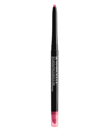Marcelle 2-in-1 Retractable Plumping Lip Liner French Rose Creamy Formula Plumped & Luscious Lips Cruelty-Free Hypoallergenic Paraben-Free Fragrance-Free 0.3 g Fench Rose