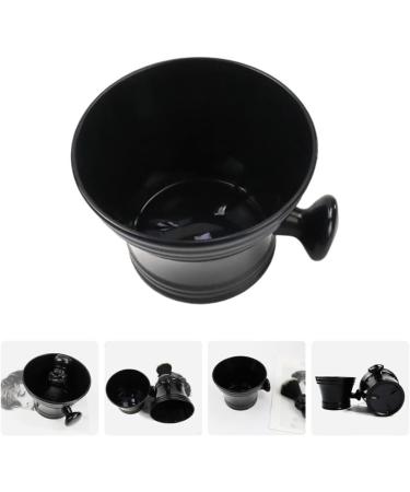 Beavorty Ceramic Shaving Bowl with Handle - Large Capacity Pottery Shaving Soap Cup for Men - Buy Online on SooperMarket.com