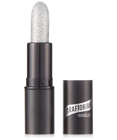 Graftobian Professional Color Lipstick - Ultra Long-Wearing Comfortable Texture Full Range of HD Shades For All Skin Tones and Undertones Velvety Smooth Semi-Matte Finish Silver Glitter