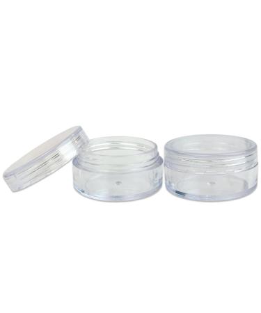 Beauticom 10G/10ML Clear Jars (10 Pack) - BPA Free Makeup Lotion Cream & Eyeshadow Containers with Screw Cap Lids - International Shipping Available - Buy Online on SooperMarket.com