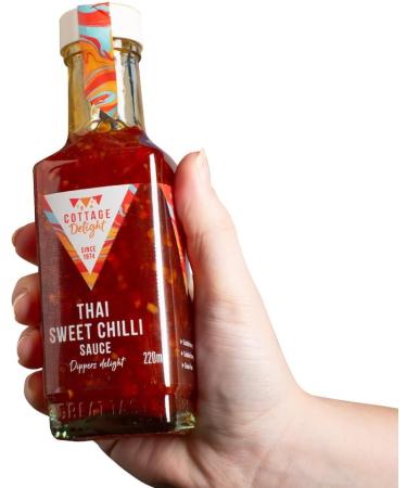 Cottage Delight Thai Sweet Chilli Sauce - Authentic & Spicy Condiment - Buy Online on SooperMarket.com