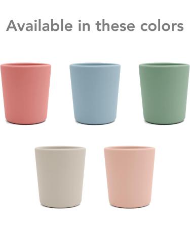 Soft Blush 6 Oz My First Cup | 100% Food-Grade Silicone | Easy Grip Handles | Non-Slip & Soft | Dishwasher Friendly - Buy Online on SooperMarket.com