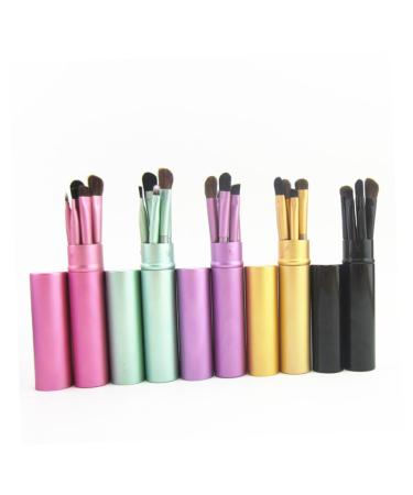 Baluue 5pcs Eye Makeup Brush Kit Eye Shadow Brush Eyeshadow Brush Purple