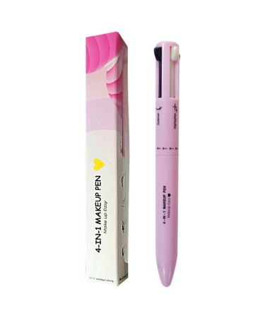 4 in 1 Makeup Pen Multifunctional Makeup Pencil from Eyeliner Lip Liner Brow Pencil and Highlighter Easy-to-Apply & Compact Makeup Accessories Style 1