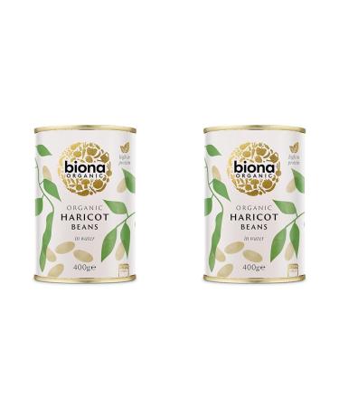 Biona Organic Haricot Beans 400g (Pack of 2)