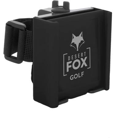 Desert Fox Golf Phone Caddy - Black | Convenient Golf Accessory - Buy Online on SooperMarket.com
