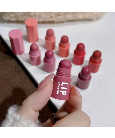 Mini Lipstick Set - 8 Matte Colors | Long-Lasting Waterproof Velvet Finish Lip Gloss Kit - Perfect for International Shipping - Buy Online on SooperMarket.com