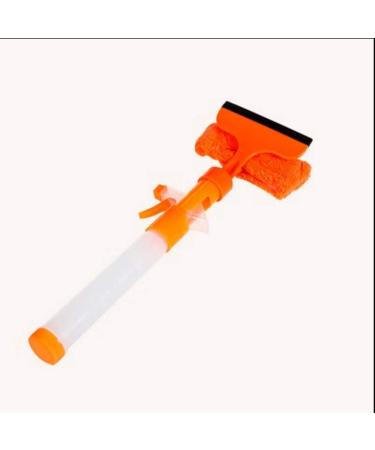 Glass Wiper - Double-Sided Window Scraper Cleaner Glass Cleaner Wiper Windshield Cleaner Brush for Window Shower Floor Car Home/Office Glass (Color : Bronze) (Bronze)