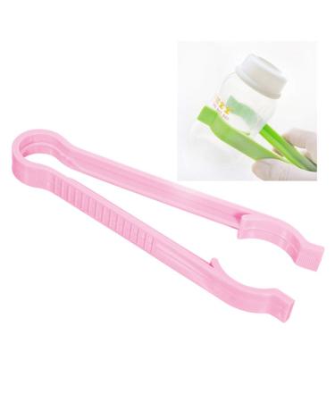 TOSSPER 2pcs Multifunction Compact Bottle Clips Anti-slip Baby Bottle Tongs Random Color