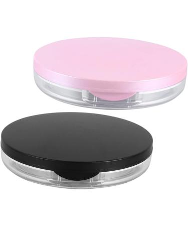 minkissy 8 Sets Powder Puff Storage Box Powder Puff Storage Container Makeup Sponge Holder Circle Mirrors Makeup Sponges Round Makeup Egg Sponge Loose Powder Compact Container Puff Holder - Buy Online on SooperMarket.com