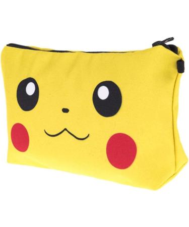 PREMYO Yellow Cosmetic Bag - Small Makeup Bag for Women & Pencil Case | Stylish Handbag Essential - Buy Online on SooperMarket.com