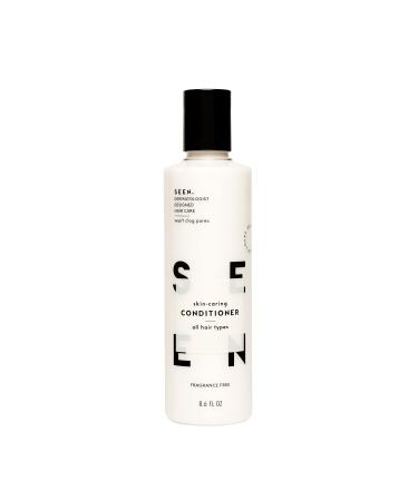 SEEN Conditioner Fragrance Free - Non-Comedogenic & Sulfate-Free Hair Conditioner- Dermatologist-Developed - Safe for Sensitive Eczema & Acne Prone Skin Fragrance Free Regular