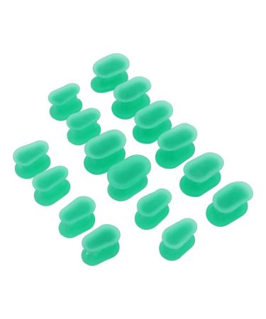 ANGGREK Toe Spacer 8 Pairs Gel Toe Spacer Silicone Toe Separator Bunion Straightener Hallax Valgus Corrector for Overlapping Toes