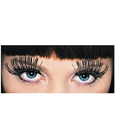 Electric Party Jumbo Black Eyelashes - Self Adhesive 1 Pair | International Shipping Available - Buy Online on SooperMarket.com