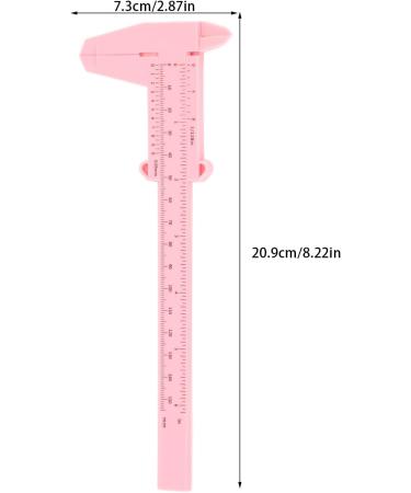 Eyebrow Shaping Stencil Ruler 10PCS Clear Scale Smooth Surface Eyebrow Measuring Ruler 150mm MultiPurpose for Home (Pink) - Buy Online on SooperMarket.com