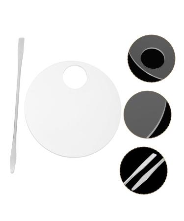 2 Sets Makeup Palette Tools | Acrylic & Metal Blending Palette for Foundation & Pigment Mixing International Shipping Available - Buy Online on SooperMarket.com